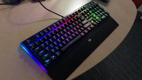 REDRAGON ARYAMAN RGB MECHANICAL Gang Keyboard - Black - Image 4