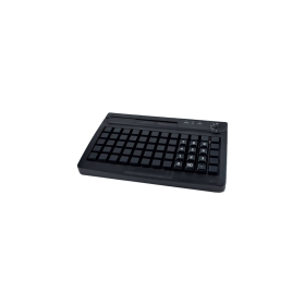 KPB-60 60 KEYS POS PROGRAMMABLE KEYBOARD CHERRY MK KEY SUPPORT 20 MILLION LIFETIME KEYS PROGRAMED KEYBOARD ALL KEYS CAN BE PROGRAMMED WITH 255 CHARACTERS SUPPORTS USB OR PS - 2 PORT