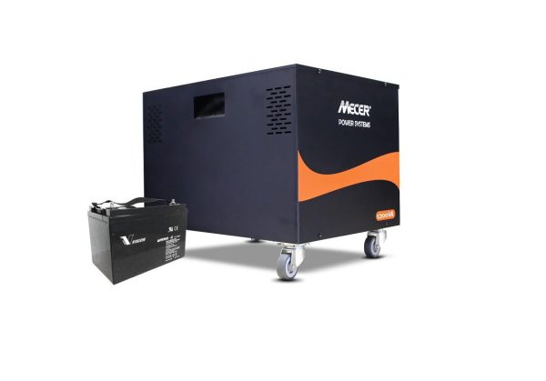 Mecer 12V Inverter (1200VA/720W) Includes 1 x 100AH 12V Deep Cycle Battery