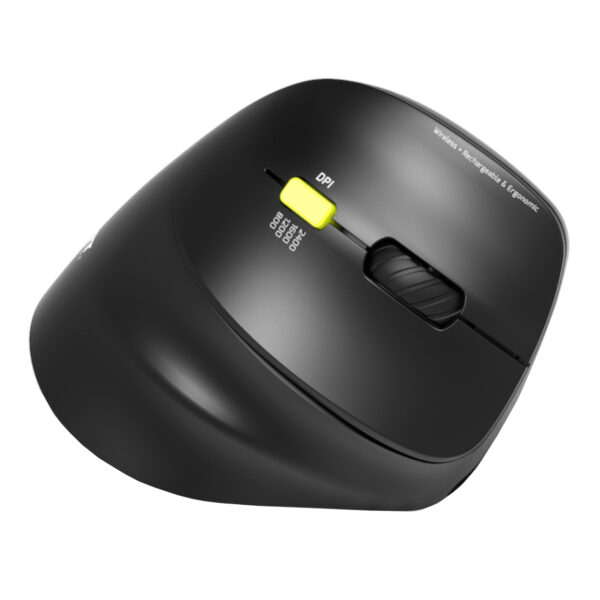 Port Connect Ergo Shape Bluetooth Rechargeable Mouse - Image 3