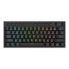 REDRAGON Horus Mini Pro 61Key Wireless Bluetooth Red Switch RGB Low Profile Gaming Mechanical Keyboard - Black