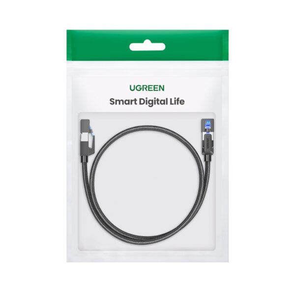 UGREEN Cat8 Nylon Braided Ethernet Cable - 40Gbps with Modular Plugs - 3m - Image 5