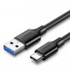 UGREEN Type-C to USB 3.0 Cable 1m ? Fast Charging 3A, 5Gbps Sync ? Black