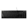Port Connect Office Budget Wired Keyboard-Black
