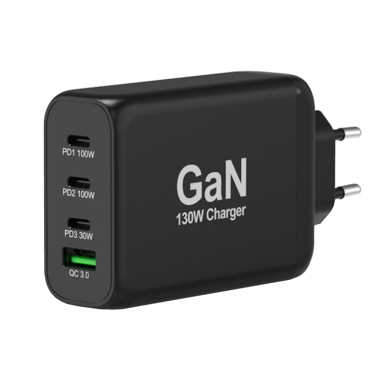 Port Connect GaN 130W PD USB Type-C Wall Charger - Image 2