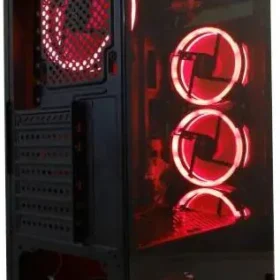 UniQue Gaming Case No PSU With 4 LED Fan