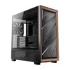 Antec FLUX ATX WOOD Mid Tower Gaming Chassis ? Black