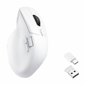 Keychron M6 1K Dual-Wireless Bluetooth and 2.4G Mouse ? White