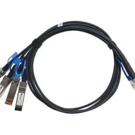 Linkbasic Breakout Cable 1m 1 QSFP28 to 4 SFP28 Uplink Cable