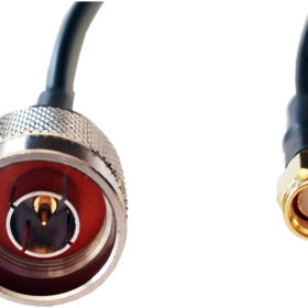 Locally Sourced 1M SMA R/P to N-Type Male LMR Cable